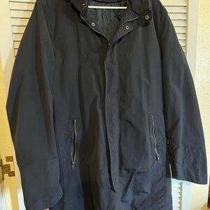 Nautica Men's Navy Raincoat